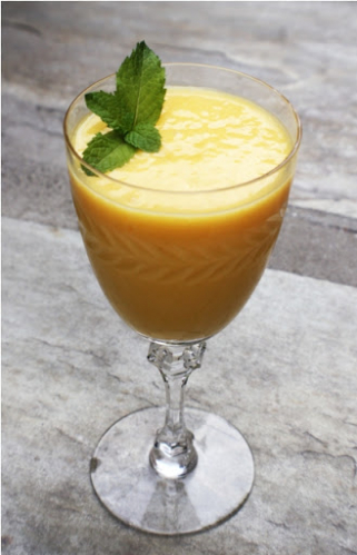 Egg fruit juice